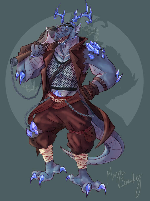 Dragonborn Barbarian, Buck - 06/07/2024