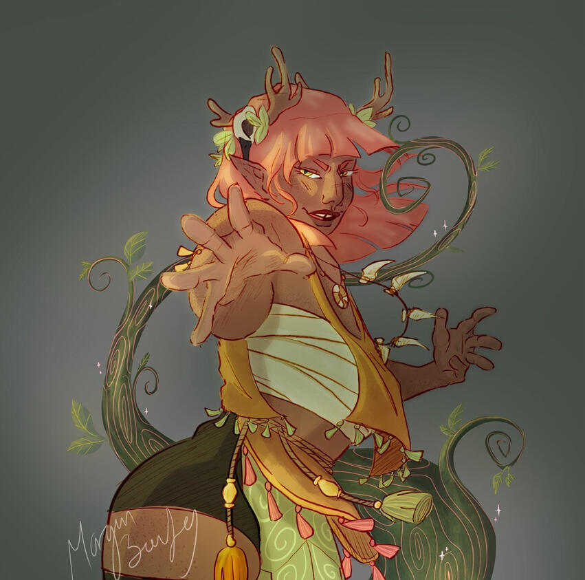 Elven Druid, Clematis - 09/08/2025